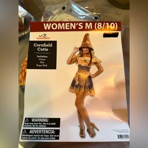Halloween costume woman’s scarecrow